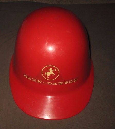 VINTAGE 1950s ERA GENTEX MODEL 205 CONSTRUCTION HARD HAT-GANN-DAWSON-SCRANTON