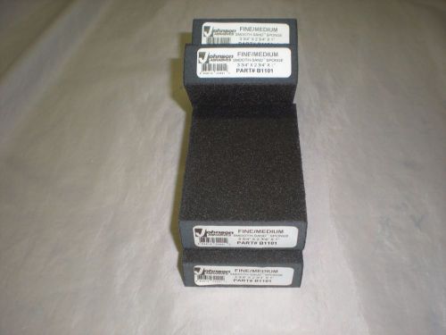 Johnson Abrasives Sanding Block 4 Lot Fine/Med Grit