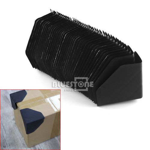 40 pcs black plastic packing corner protector shipping edge cover for sale