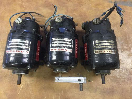 (3) carter classic motor csa0067b2 for sale