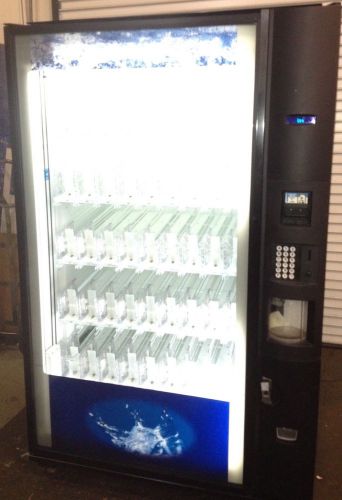 2011 DIXIE NARCO 5800 BEV MAX 4 GLASS FRONT VENDING MACHINE $5 MDB DEX #1USAMFGR