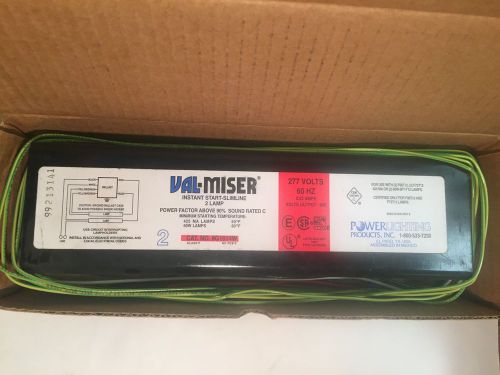 Val-Miser 8G1014W Ballast 277 Volt for 2 F96T12, 2 F72T12, 2 F60T12 Lot of 3 NIB