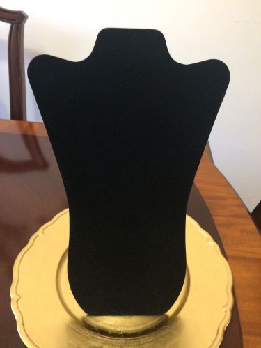 black velvet necklace display