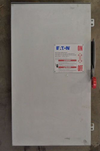 Cutler hammer dh364frk 200 amp 600 volt 3 phase fusible nema 3r disconnect for sale