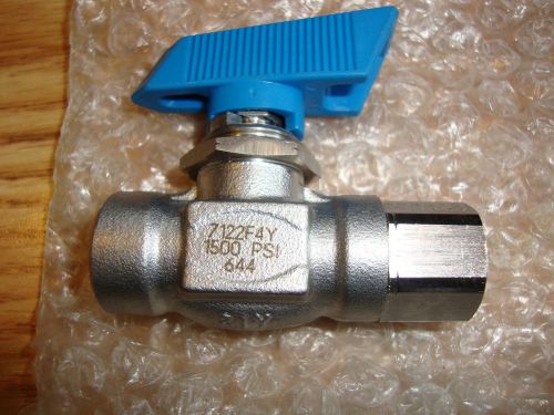 NEW HOKE 3712G4Y  1/4&#034; 316SS BONNET NEEDLE VALVE