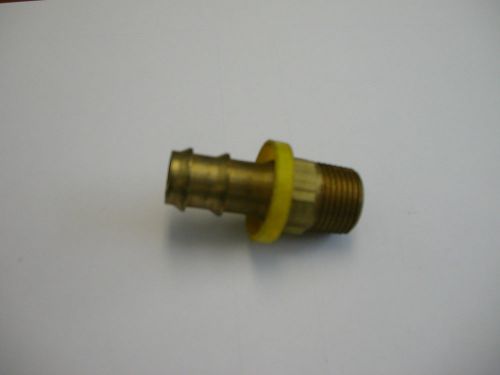 Brass 1/2 Barb Hose x 3/8 MPT Fitting