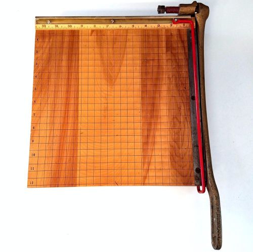 Vintage INGENTO No. 4 PAPER CUTTER trimmer. Ideal School Supply. SHARP!