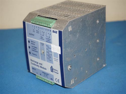 Bae CBI2410A Recharge And Continuity Module