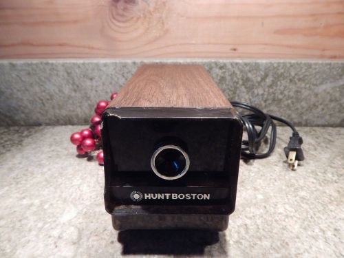 Wood Grain HUNT BOSTON Model 17 Electric Pencil Sharpener - Works Great