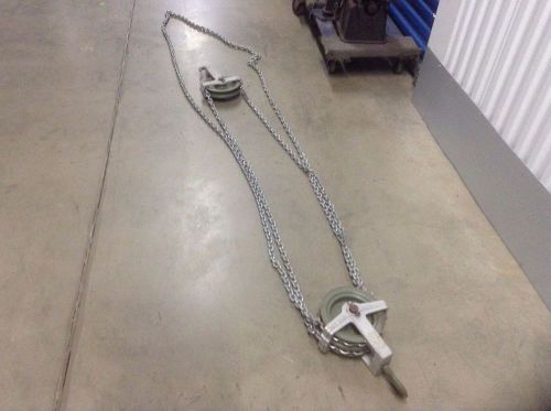 Thern 2000 lb chain hoist for sale