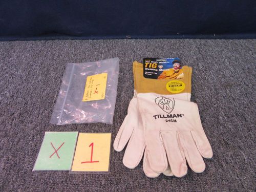 TILLMAN TIG WELDING LEATHER GLOVES 24 CM KIDSKIN WELDER PROTECTIVE MEDIUM M NEW