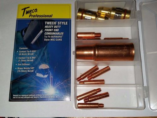 Tweco Heavy Duty Consumables to Fit Bernard Style MIG Guns