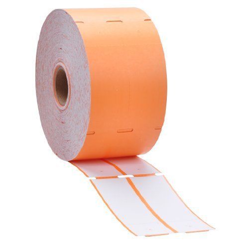 Orange direct thermal consignment style tags for sale