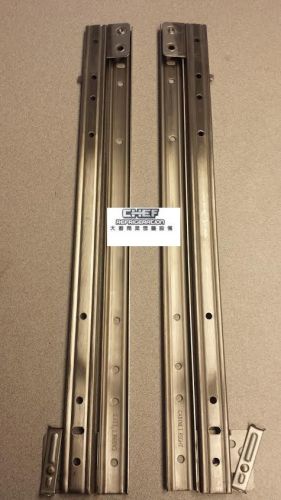 CHG Stainless Heavy Duty Drawer Slides |Slide Length: 12&#034; S25 Stainless  (2pcs)