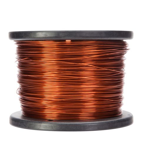 18 AWG Gauge Enameled Copper Magnet Wire 5.0 lbs 996&#039; Length 0.0428&#034; 200C Nat