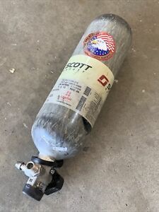 Scott Safety 10009673 Carbon Fiber Comp. Air Respirator Cylinder 45min 4500psi