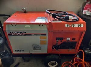 Kubota Lowboy Diesel Generator