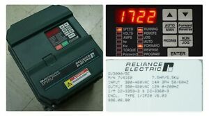 RELIANCE ELECTRIC GV3000/SE 7.5 HP 7V4160 FIRMWARE 6.03 AC DRIVE TESTED Clean