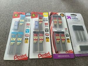 LOT 4 PENTEL &amp; UP&amp;UP MECHANICAL LEAD REFILL KITS (T)