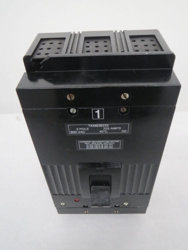 GENERAL ELECTRIC GE TKM836225 225A TRIP 3P 225A 600V-AC CIRCUIT BREAKER B321013