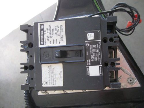 Westinghouse fb3150- 150 amp 277/480 volt 3 pole breaker w shunt for sale