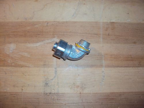 Crouse hinds lt 5090 1/2&#034; liquidtight/sealtight 90 elbow lot of 5 for sale