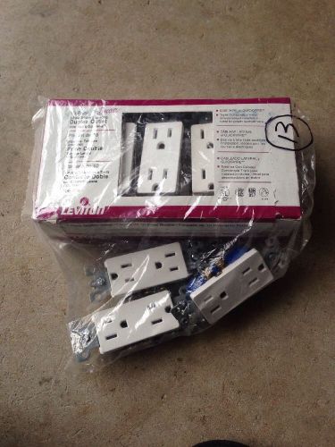 13 PC Lot NEW Leviton Decora 5325-wmp 15 AMP 125V OUTLET White Receptacle Duplex