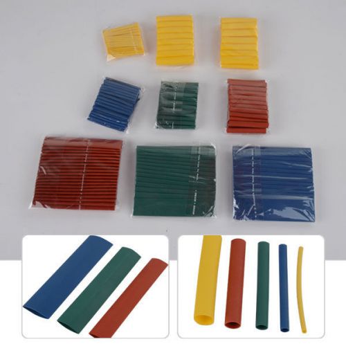 260pcs 8size  assortment polyolefin 2:1 heat shrink tubing sleeving wrap kit for sale