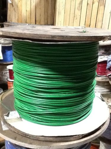 SRML GREEN 14 AWG 1500&#039; FT FIBER GLASS BRAID APPLIANCE HI TEMP WIRE MOTOR LEAD