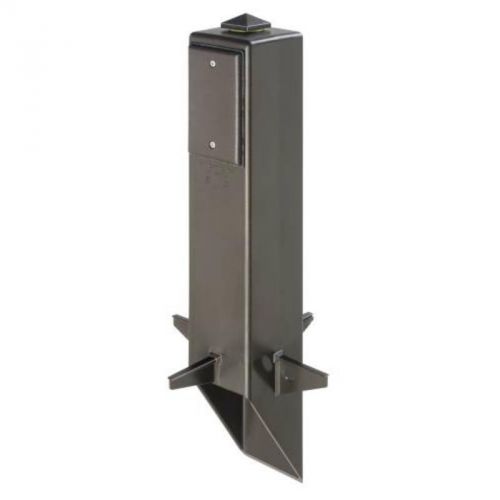 Outdoor light fixture/gfci support post 19.5&#034; black gp19b arlington outlet boxes for sale