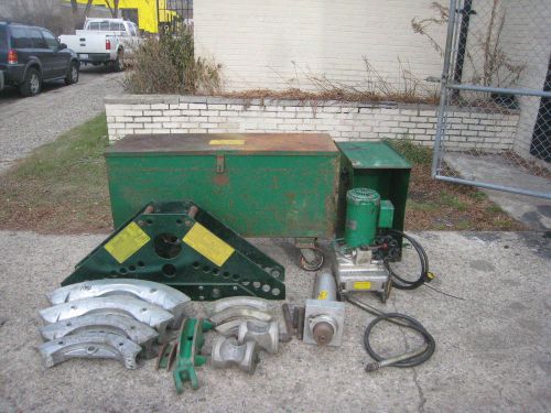 Greenlee 884 / 885 1-1/4&#034; - 4&#034; Hydraulic Pipe / Conduit Bender w/ 960 Pump Used