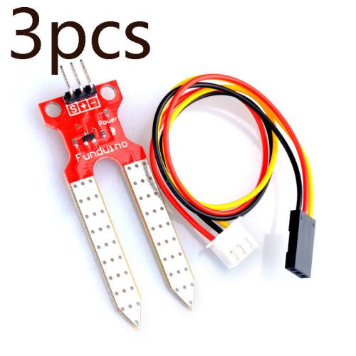 3pcs   FOR  Arduino Moisture Soil Humidity Sensor Module  automatic watering