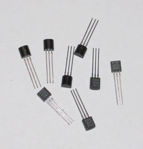 (7) LM78L15ACZ 15-volt 100mA Voltage Regulators New Surplus Stock