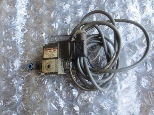 TECNO WASINO LG-6 CNC LATHE SMC SOLENOID VALVE VT307Y VT3O7Y KSB COIL