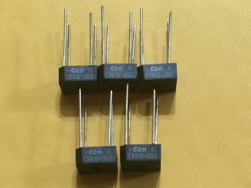 5x Silicon Single Phase Full Wave Bridge Rectifiers 10Amp 600V, CBR10-J060