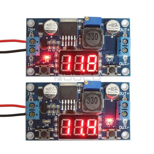 DC 36V to 24V 12V 5V 3.3V Buck Converter LM2596 Voltage Regulator LED Voltmeter