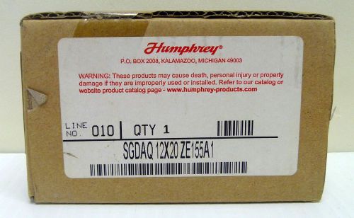 Humphrey Koganei SGDAQ12X20 (-ZE155A1) Pneumatic Air Cylinder