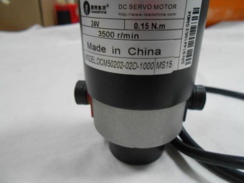 50w leadshine brushed dc servo motor dcm50202-02d-1000 1000-line encoder new for sale