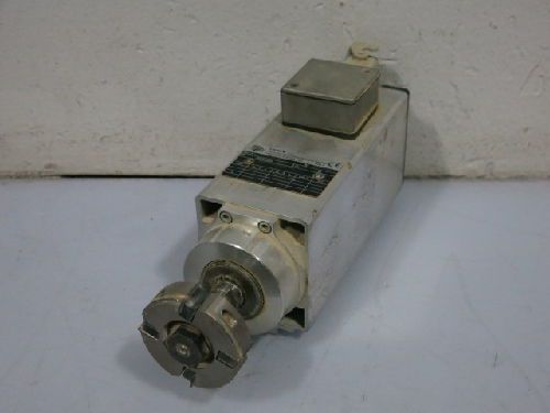 COEES AF465M-2 SPINDLE MOTOR, 220/380 VAC, 1 KW, 12,000 RPM