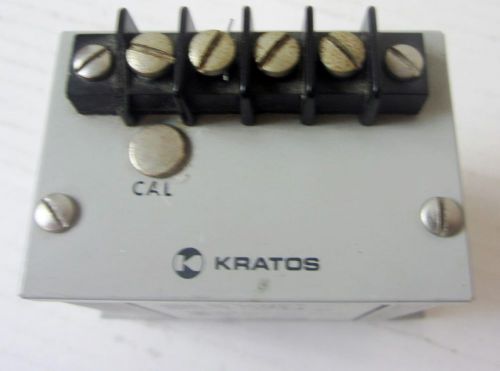 KRATOS 20.550 AC CURRENT TRANSDUCER, 0-5 AMPS, 0-1mA INTO 10K OUTPUT