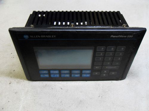 (K6) 1 ALLEN BRADLEY 2711-K5A2 PANEL VIEW 550