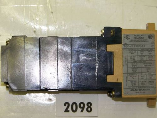 (2098) Allen Bradley AC Relay 700-P1200A1