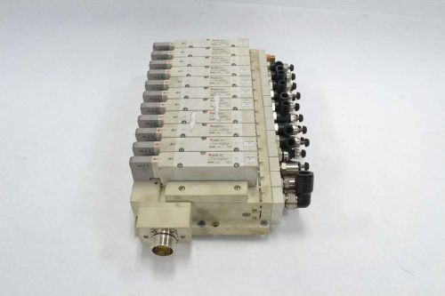 Smc ss5v4-w10cd-038 sv4200-5fu 3/8in solenoid pneumatic valve body b355843 for sale