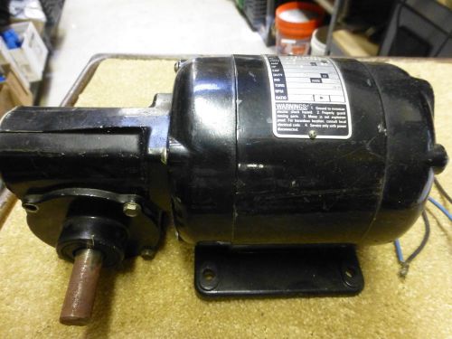 bodine gearmotor NSI-34RH 1/15 hp 60 hz  2.0 amp cont duty 33 torq