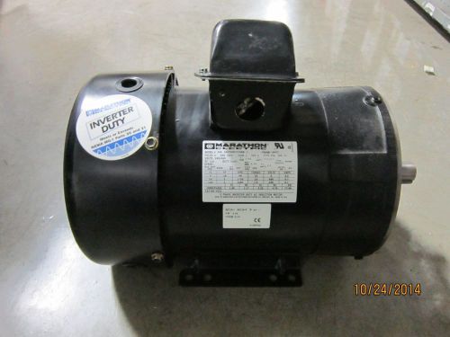 MARATHON MOTOR 184thfr7726bbL 5HP 184TC 3 phase inverter ac induction y372 230v