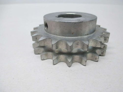 NEW METALLIC STEEL CHAIN DOUBLE ROW 1IN BORE SPROCKET D354653