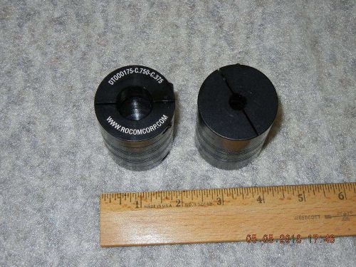 (1) Flexible Shaft Coupling by ROCOM Corp, DT000175-C.750-C.375, NEW