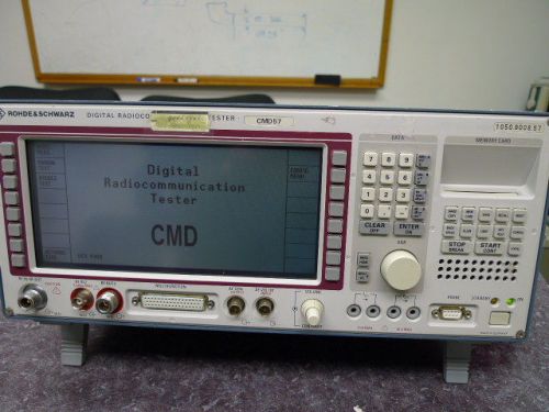 Rohde &amp; Schwarz CMD 57 Digital Communication Tester