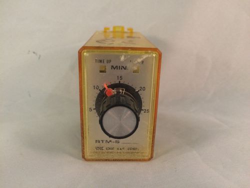 IDEC Motor Driven Timer RTM-SP6B 0-30 Seconds 120V