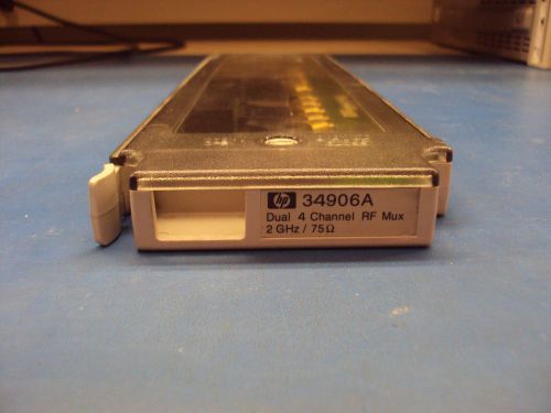 HP 34906A Dual 4 channel RF Mux